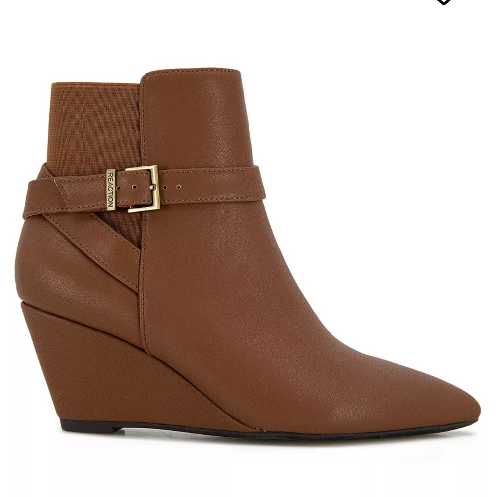 Kenneth Cole Reaction brown Wedge Ankle Boots